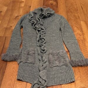 Slonl Woman’s Grey Cardigan Size S